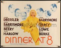 5g107 DINNER AT 8 1/2sh R62 Jean Harlow in one of the most classic all-star romantic comedies!
