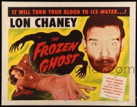 5g141 FROZEN GHOST 1/2sh R54 Lon Chaney Jr, sexy Evelyn Ankers, Inner Sanctum Mystery