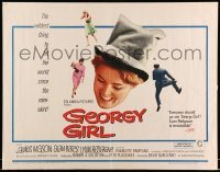 5g147 GEORGY GIRL 1/2sh '66 Lynn Redgrave, James Mason, Alan Bates, Charlotte Rampling!