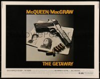 5g148 GETAWAY 1/2sh '72 Steve McQueen, Ali McGraw, Sam Peckinpah, cool gun & passports image!