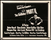 5g158 GODFATHER PART II int'l 1/2sh '74 Al Pacino in Francis Ford Coppola classic crime sequel!
