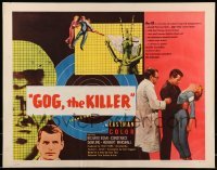 5g159 GOG style A 1/2sh '54 sci-fi, wacky Frankenstein of steel robot destroys its makers!