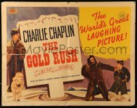 5g161 GOLD RUSH 1/2sh R42 gold mining in the Yukon, Charlie Chaplin classic!