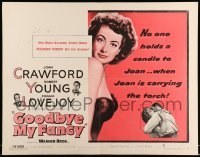 5g165 GOODBYE MY FANCY 1/2sh '51 no one holds a candle to Joan Crawford & Robert Young!