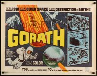 5g166 GORATH 1/2sh '64 Ishiro Honda's Yosei Gorasu, art of the destruction of Earth in space!