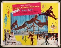 5g169 HANS CHRISTIAN ANDERSEN style A 1/2sh '53 cool montage of Danny Kaye, Zizi Jeanmarie & cast!