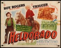 5g177 HELDORADO style A 1/2sh '46 Roy Rogers with Trigger, Dale Evans & Gabby Hayes!