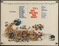 5g213 IT'S A MAD, MAD, MAD, MAD WORLD 1/2sh '64 great art of entire cast by Jack Davis!