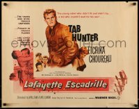 5g229 LAFAYETTE ESCADRILLE 1/2sh '58 Tab Hunter was a young rebel who couldn't wait for WWI!