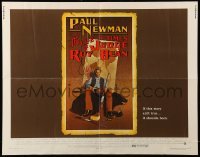 5g236 LIFE & TIMES OF JUDGE ROY BEAN 1/2sh '72 John Huston, art of Paul Newman by Richard Amsel!