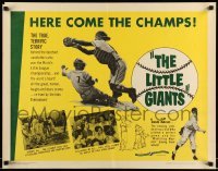 5g247 LOS PEQUENOS GIGANTES 1/2sh '61 little league baseball players, here come the champs!
