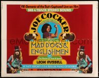 5g255 MAD DOGS & ENGLISHMEN 1/2sh '71 Joe Cocker, rock 'n' roll, cool poster design!