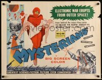 5g296 MYSTERIANS style B 1/2sh '59 they're abducting Earth's women & leveling its cities, MGM!