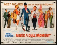 5g300 NEVER A DULL MOMENT 1/2sh '68 Disney, Dick Van Dyke, Edward G. Robinson, Dorothy Provine