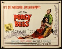5g340 PORGY & BESS style B 1/2sh '59 different art of Sidney Poitier & Dorothy Dandridge!