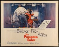 5g347 PUMPKIN EATER 1/2sh '64 Anne Bancroft, Finch, a marriage bed isn't always a bed of roses!