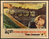 5g373 ROME ADVENTURE 1/2sh '62 Troy Donahue & Angie Dickinson in romantic close up in Italy!