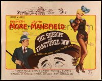 5g393 SHERIFF OF FRACTURED JAW 1/2sh '59 sexy burlesque Jayne Mansfield, sheriff Kenneth More!