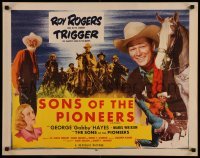 5g407 SONS OF THE PIONEERS 1/2sh R55 art of Roy Rogers King of the Cowboys, Maris Wrixon!