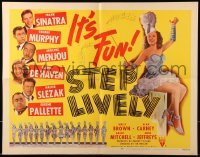 5g422 STEP LIVELY style A 1/2sh '44 Frank Sinatra, George Murphy, Adolphe Menjou, Gloria DeHaven