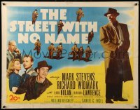 5g424 STREET WITH NO NAME 1/2sh '48 Richard Widmark, Mark Stevens, Barbara Lawrence, film noir!