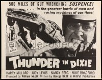 5g456 THUNDER IN DIXIE 1/2sh '64 Harry Millard, cool image of crashing cars!