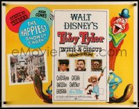 5g462 TOBY TYLER 1/2sh '60 Walt Disney, art of wacky circus clown, Mister Stubbs w/revolver!