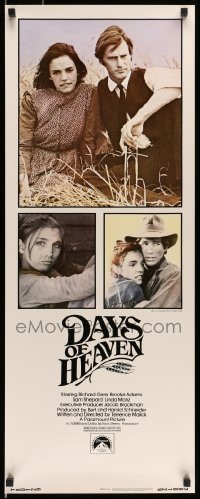 5g606 DAYS OF HEAVEN insert '78 Richard Gere, Brooke Adams, directed by Terrence Malick!