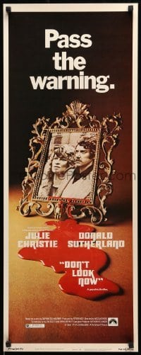 5g612 DON'T LOOK NOW insert '74 Julie Christie, Donald Sutherland, directed by Nicolas Roeg!