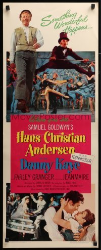 5g683 HANS CHRISTIAN ANDERSEN insert '53 images of Danny Kaye, Zizi Jeanmaire!