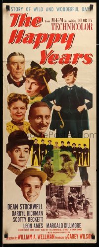 5g685 HAPPY YEARS insert '50 Dean Stockwell, Darryl Hickman, directed by William Wellman!