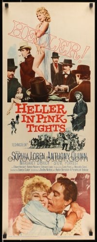 5g693 HELLER IN PINK TIGHTS insert '60 sexy blonde Sophia Loren, great gambling image!