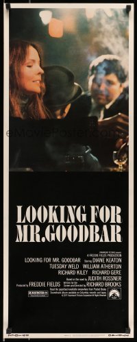 5g749 LOOKING FOR MR. GOODBAR insert '77 close up of Diane Keaton, directed by Richard Brooks!
