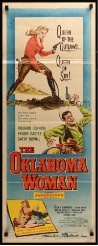 5g817 OKLAHOMA WOMAN insert '56 AIP bad girl, no man could tame her, no man could forget her!