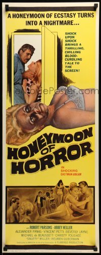 5g823 ORGY OF THE GOLDEN NUDES insert '64 sexy image, Honeymoon of Horror!
