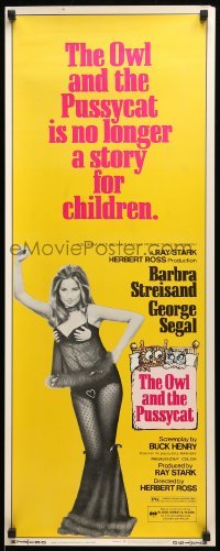 5g824 OWL & THE PUSSYCAT insert R73 sexiest Barbra Streisand, no longer a story for children!