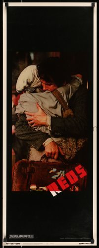 5g841 REDS insert '81 Warren Beatty as John Reed & Diane Keaton in Russia!