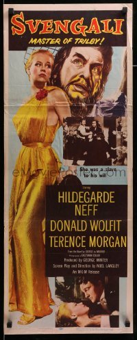 5g914 SVENGALI insert '55 sexy Hildegarde Neff was a slave to the will of crazy Donald Wolfit!