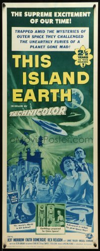 5g937 THIS ISLAND EARTH insert R64 they challenged unearthly furies of a planet gone mad!