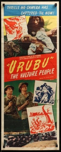 5g955 URUBU THE VULTURE PEOPLE insert '48 people from the jungles of Brazil, 1000 authentic chills