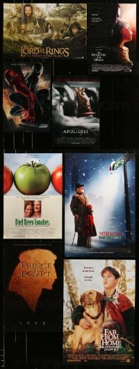 5h457 LOT OF 8 UNFOLDED MINI POSTERS '90s-00s great images from a variety of different movies!