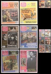 5h022 LOT OF 14 MOVIE COLLECTOR'S WORLD MAGAZINES '11-12 ads of vintage movie posters for sale!