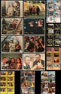 5h152 LOT OF 64 LOBBY CARDS '70s-80s complete sets from a variety of different movies!
