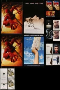 5h460 LOT OF 19 UNFOLDED MINI POSTERS '00s great images from a variety of different movies!