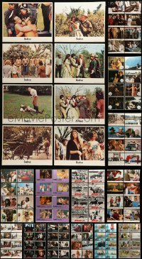 5h135 LOT OF 152 LOBBY CARDS '70s-80s complete sets of 8 cards from 19 different movies!
