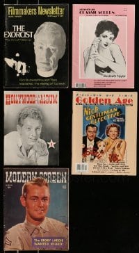 5h026 LOT OF 5 MOVIE MAGAZINES '40s-90s Filmmakers Newsletter, American Classic Screen & more!