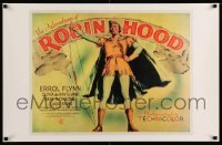 5h467 LOT OF 3 UNFOLDED ADVENTURES OF ROBIN HOOD 22x34 REPRODUCTION POSTERS '83 Errol Flynn!