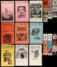 5h307 LOT OF 27 CUT PRESSBOOKS '60s-70s great advertising for a variety of different movies!