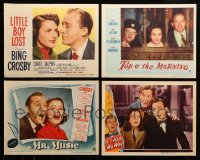 5h210 LOT OF 4 LOBBY CARDS FROM BING CROSBY MOVIES '40s-50s Mr. Music, If I Had My Way & more!