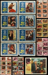 5h148 LOT OF 73 LOBBY CARDS '50s-60s complete & incomplete sets from a variety of movies!